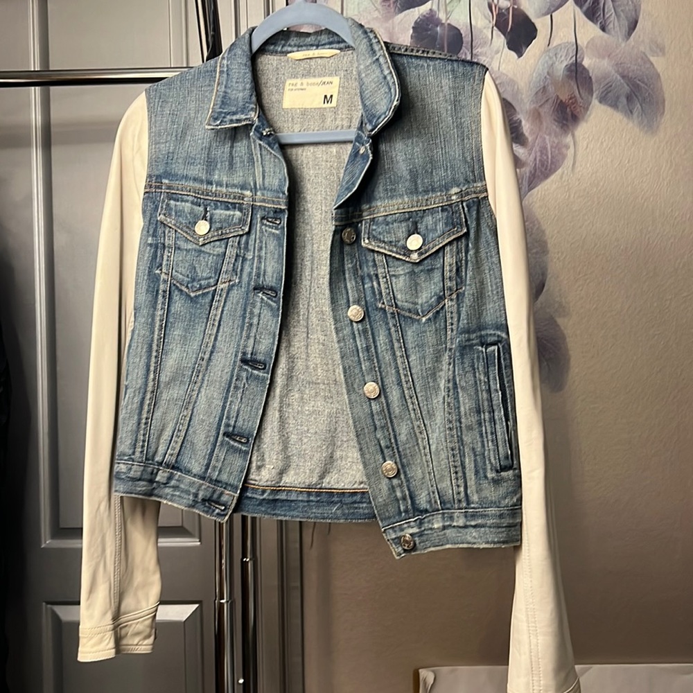 Rag & Bone Jean and leather Jacket